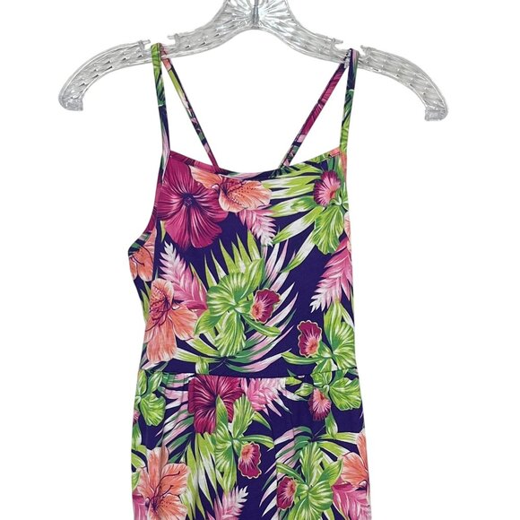 Girls Tropical Floral Print Sleeveless Dress L/G 10/12 By The Childrens Place - Picture 3 of 8